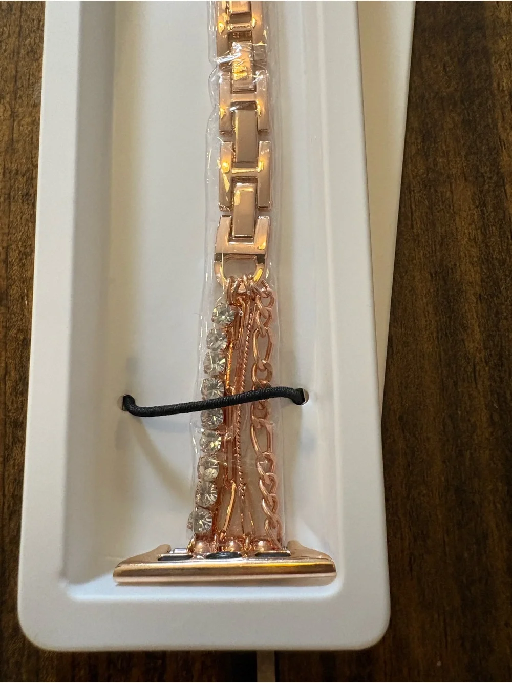 Rose Gold Chain Link Smart Watch Band